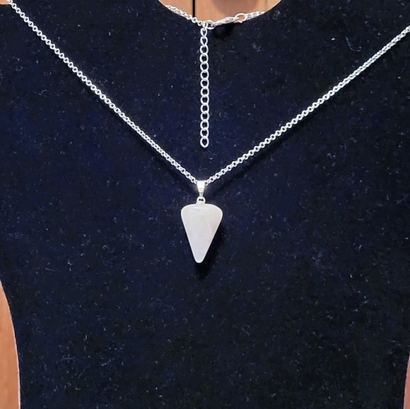 Rose Quartz Choker Necklace - Picture 5 of 13